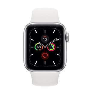 Apple Watch (Series 5) 44 mm - Aluminio Plata - Correa Sport Blanco