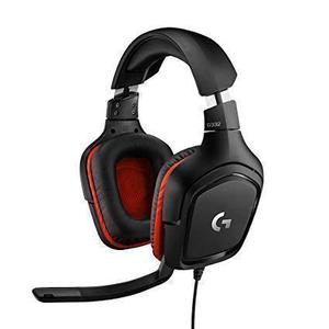 Kopfhörer Gaming mit Mikrophon Logitech G332 - Schwarz/Rot