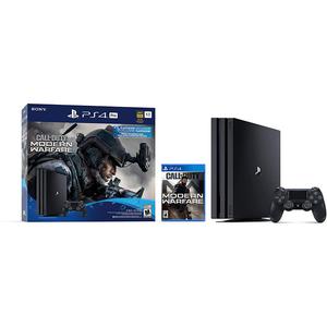 Console Sony Playstation 4 Pro 1 To - Call Of Duty Modern Warfare - Noir