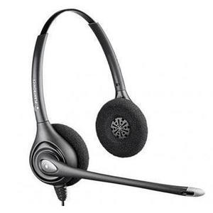 Kopfhörer mit Mikrophon Plantronics SupraPlus HW261N - Schwarz
