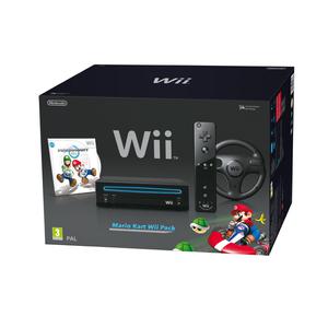 Videoconsola Nintendo Wii Mario Kart Wii Pack - Negro