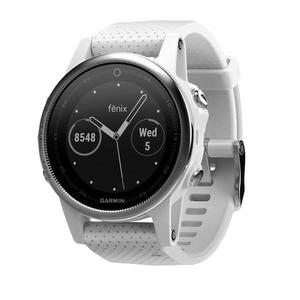 Smart Watch Cardiofrequenzimetro GPS Garmin Fenix 5S - Argento/Bianco