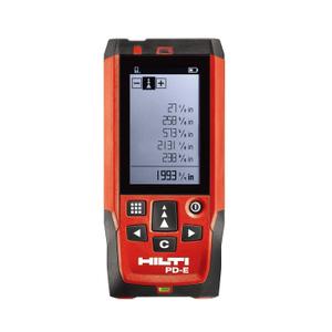 Lasermètre Hilti PD-E - Rouge/Noir