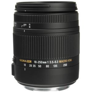 Objectif - Sigma 18-250 mm f/3,5-6,3 DC Macro OS HSM - Noir