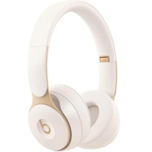 Beats By Dr. Dre Solo Pro Noise-Cancelling Bluetooth Headphones with microphone - Ivory