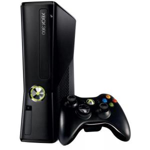Konsole Microsoft Xbox 360 Slim 4 GB + 1 Joystick - Schwarz