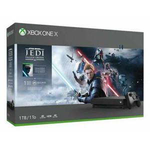 Microsoft Xbox One X 1 TB + Controller + Star Wars Jedi: Fallen Order - Zwart