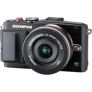 Hybrid-Kamera Olympus PEN E-PL6 Schwarz + Objektiv Olympus M.ZUIKO DIGITAL ED 14-42 mm f/3.5-5.6 EZ