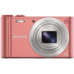Compactcamera Sony Cyber-Shot DSC-WX350 Roze/Zilver + Lens Sony G 25-500 mm f/3.5-6.5