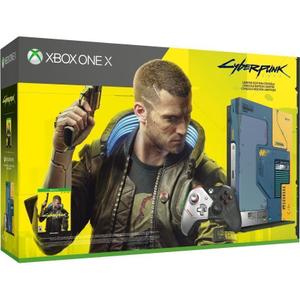 Microsoft Xbox One X 1 To Edition CyberPunk 2077 + Manette Sans Fil - Gris