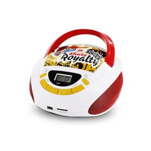 Radio CD Metronic Bart Skate Royalty (The Simpsons) - Jaune/Blanc