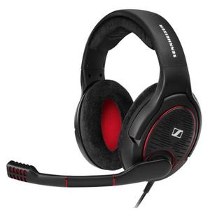 Casque Réducteur de Bruit Gaming avec Micro Sennheiser Game one - Noir/Rouge