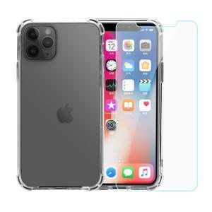 TPU- iPhone 11 Pro + gehärtetes Glas