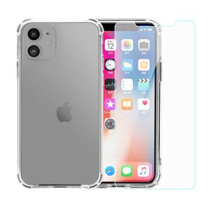 TPU- iPhone 11 + gehärtetes Glas
