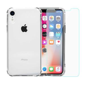 TPU- iPhone XR + gehärtetes Glas