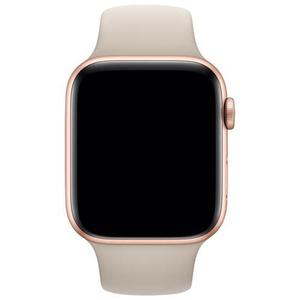 Apple Watch (Series 5) Septembre 2019 44 mm - Aluminium Or - Bracelet Sport Gris