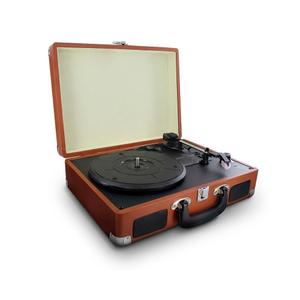 METRONIC Platine vinyle 33/45/78 tours avec haut-parleurs int&eacute;gr&eacute;s 