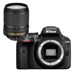 Spiegelreflexkamera Nikon D3400 + Lens Nikon AF-S DX Nikkor 18-140 mm f/3.5-5.6 G ED VR