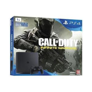 Console Sony Playstation 4 Slim 1 To - Noir + Manette + Call of Duty Infinite Warfare