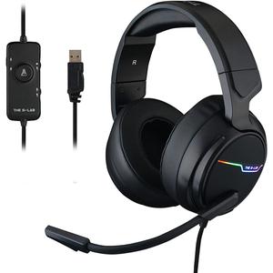 Korp Thallium Jogos Auscultador- com microfone - Preto