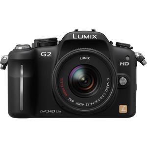 Hybride Panasonic Lumix DMC-G2 - Noir + Objectif Lumix G Vario 14-42 mm f/3.5-5.6 - Noir