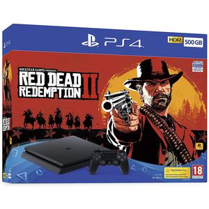 Console Sony PlayStation 4 Slim 500Go - Noir + Read Dead Redemption II