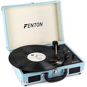 Platine Vinyle Vintage Fenton RP115 - Bleu