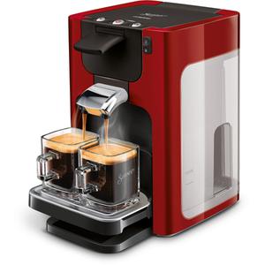 PHILIPS Cafeti&egrave;re &agrave; dosette Compatible Senseo  Senseo Quadrante HD7866/81 1,2000L - Rouge/Noir