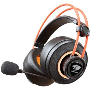 Casque Réducteur de Bruit Gaming avec Micro Cougar Immersa Pro Ti - Noir/Orange