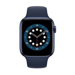 Apple Watch (Series 6) Septembre 2020 44 mm - Aluminium Bleu - Bracelet Sport Bleu