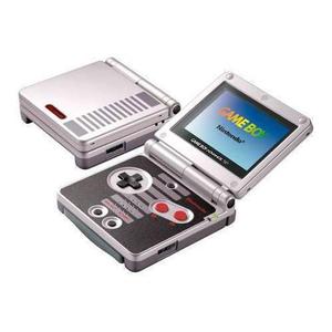 Spielekonsolen Nintendo Gameboy Advance SP: Classic NES Edition - Grau/Schwarz