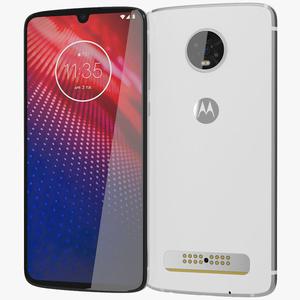 Motorola Moto Z4 128 Go - Blanc - Débloqué