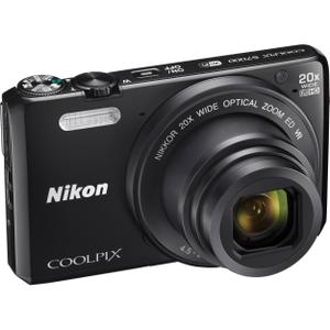 Kompakt Kamera Nikon Coolpix S7000 - Schwarz