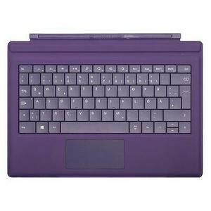 Tastiera con cover con tasti Microsoft per Microsoft Surface Pro 3 - Purple - QWERTZ