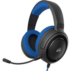 Cascos Gaming Micrófono Corsair HS35 - Negro/Azul