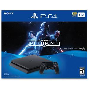 Console Sony PlayStation 4 Slim Edition Star Wars Battlefront II 500Go + 1 manette - noir