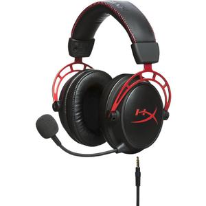 Casque Gaming avec Micro Hyperx Cloud Alpha - Noir/Rouge
