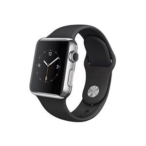 Apple Watch (Serie 2) Septiembre 2016 42 mm - Acero inoxidable Plata - Correa Deportiva Negro