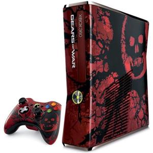 Microsoft Xbox 360 Slim 320 Go Edition Limité Gears of War + 1 manette - Rouge/Noir