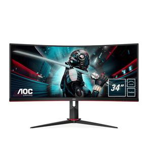 Écran 34" LED UW-QHD Aoc CU34G2/BK
