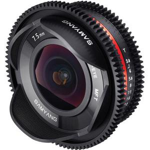 Objectif Samyang 7.5 mm f/3.8 UMC Fisheye - Monture Panasonic - Noir