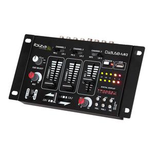 Tisch mischen IBIZA DJ21USB-MKII - Schwarz