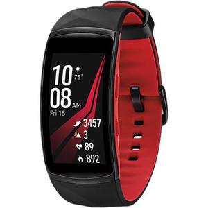 Montre Cardio GPS Gear Fit 2 - Noir/Rouge