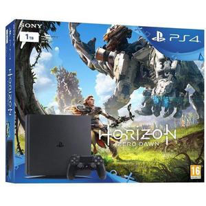Console Sony PlayStation 4 Slim 1To + Manette + Horizon Zero - Noir