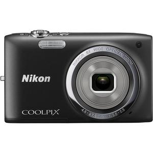 Kompaktkamera Nikon Coolpix S2700 Schwarz + Objektiv Nikon Nikkor Wide Optical Zoom 26-156 mm f/3.5-6.5
