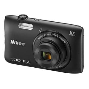 Compatto Nikon Coolpix S5300 - Nero + Obiettivo zoom Nikkor 25-200mm f/3.7-6.6