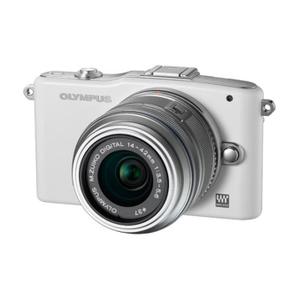 Olympus PEN E-PM1 Blanc + Objectif 14-42mm