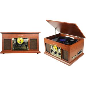 Tocadiscos de vinilo Sunstech PXRC5CDWD - Madera
