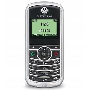 Motorola C121 - Hopea/Musta- Lukitsematon