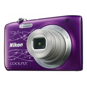 Compact - Nikon Coolpix S2800 Violeta Nikkor Nikkor 5x Wide Optical Zoom 26-130mm f/3.2-6.5